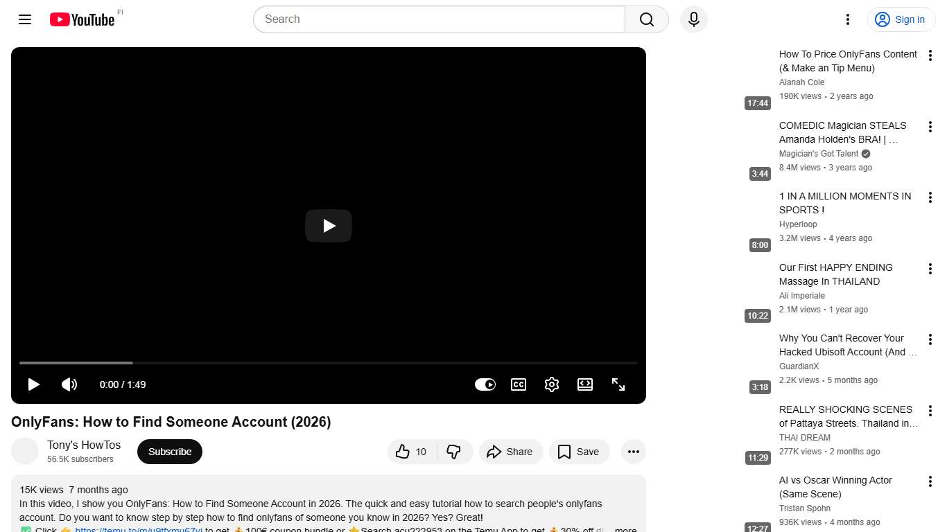 OnlyFans: How to Find Someone Account (2026) - YouTube