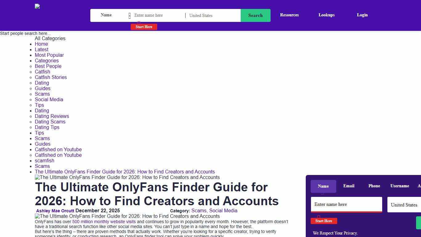 OnlyFans Finder: How to Find Anyone in 2025